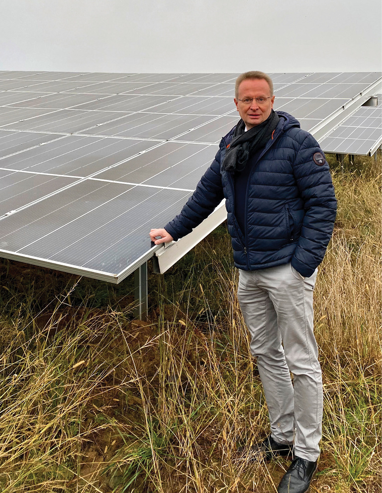 Thomas Speckter, Stadtwerke Trier, Geschäftsführer zahlreicher Solarparks