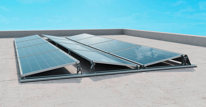 IBC Solar hat in die Stützen seines neuen Aerofix Kippgelenke eingebaut – nicht nur, um die Module zu schonen.