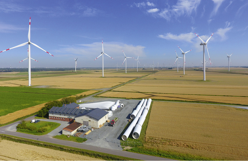 Repowering-Großprojekt Reußenköge in Nordfriesland