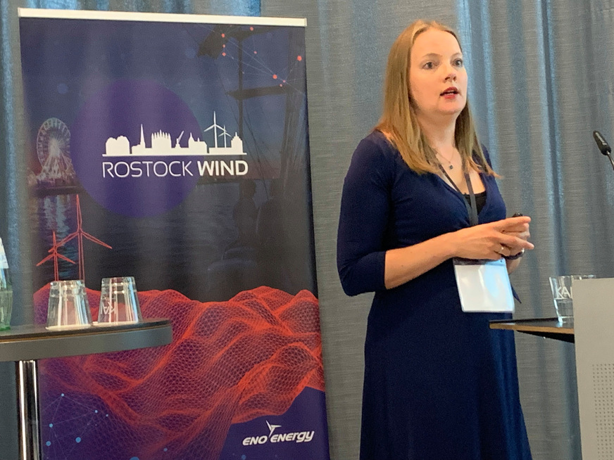 Julia Wiemer, Juristin von Kapellmann & Partner, erläuterte das Zusammenspiel verschiedener Partner beim Thema Sektorkopplung.