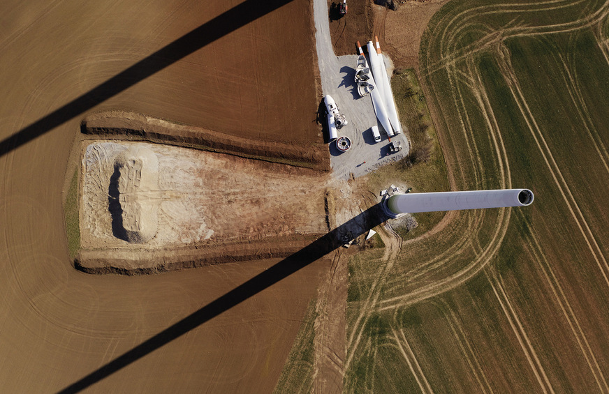Repowering-Windpark Walkhügel, Anfang 2022 in Sachsen-Anhalt