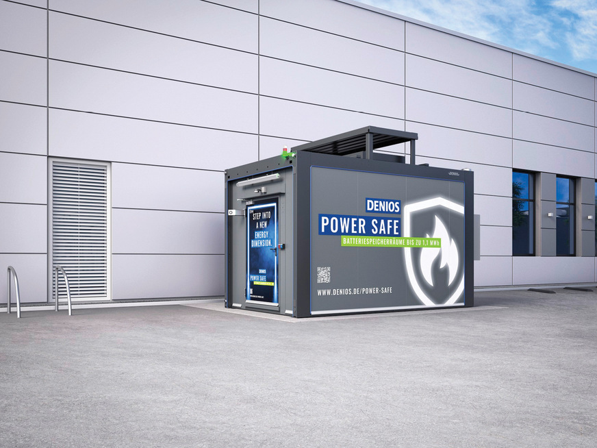 Der Power Safe umhüllt stationäre Speicher mit klassifiziertem Feuerwiderstand.