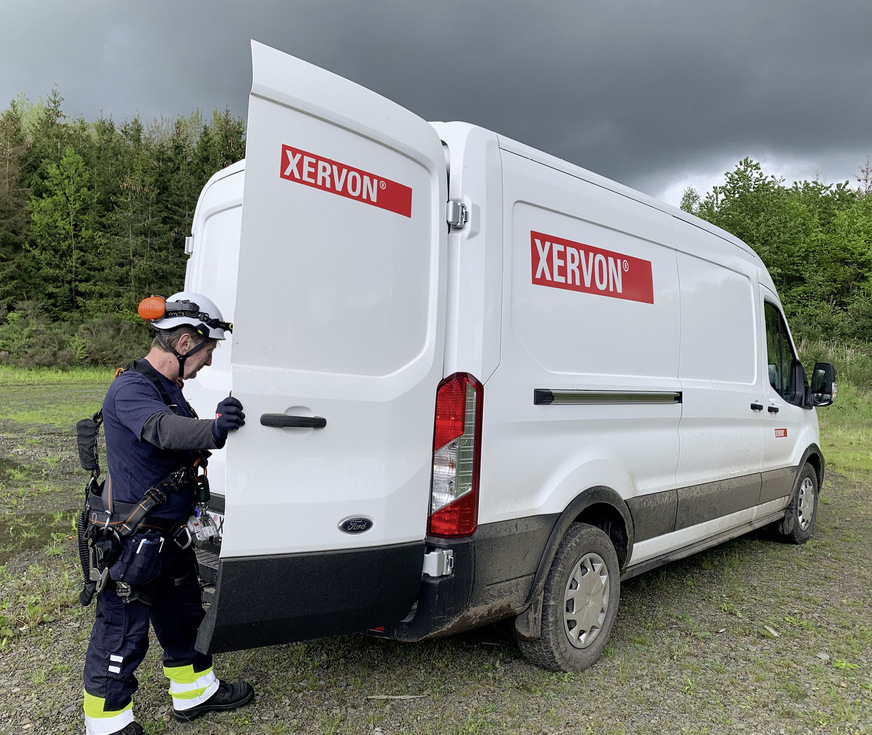 Dominique Cunningham arbeitet für Xervon Wind, auch weil ihm die 14-Tage-Schichten zusagen.