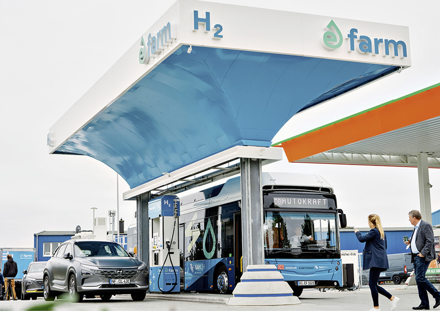 GP-Joule-Wasserstofftankstelle im schleswig-holsteinischen Niebüll