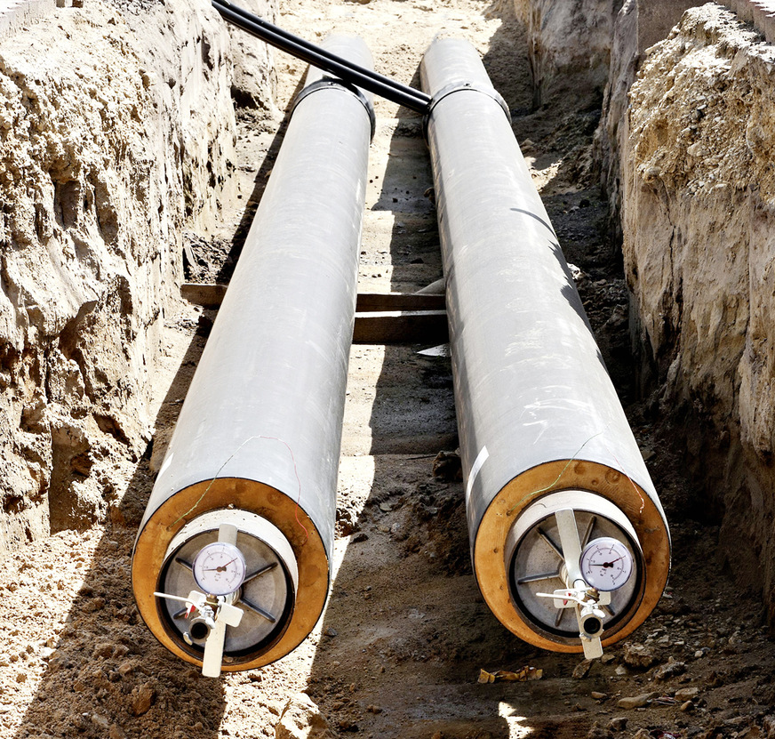 In Deutschland werden jetzt vielerorts Wärmenetze als wichtiger Teil der kommunalen Wärmewende geplant.