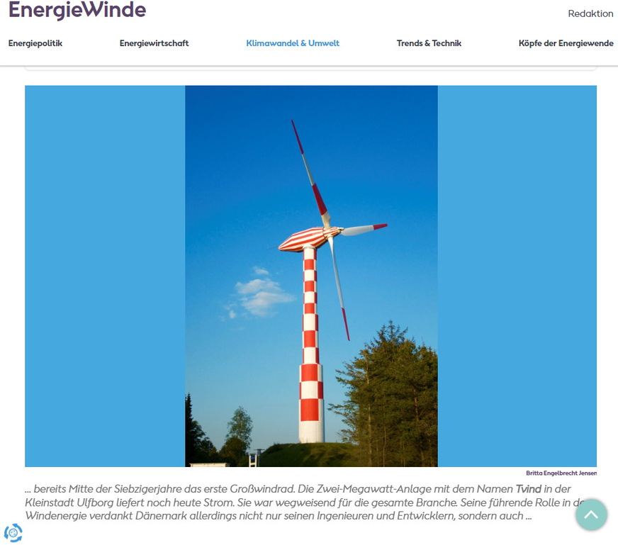 Die Tvind – wie die GroWiAn ein Frühwerk der Windgeschichte.&nbsp;