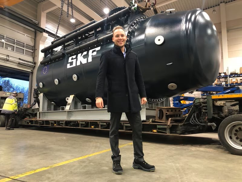 Michael Baumann vertritt SKF auch im Unternehmerverband Ocean Energy Europe