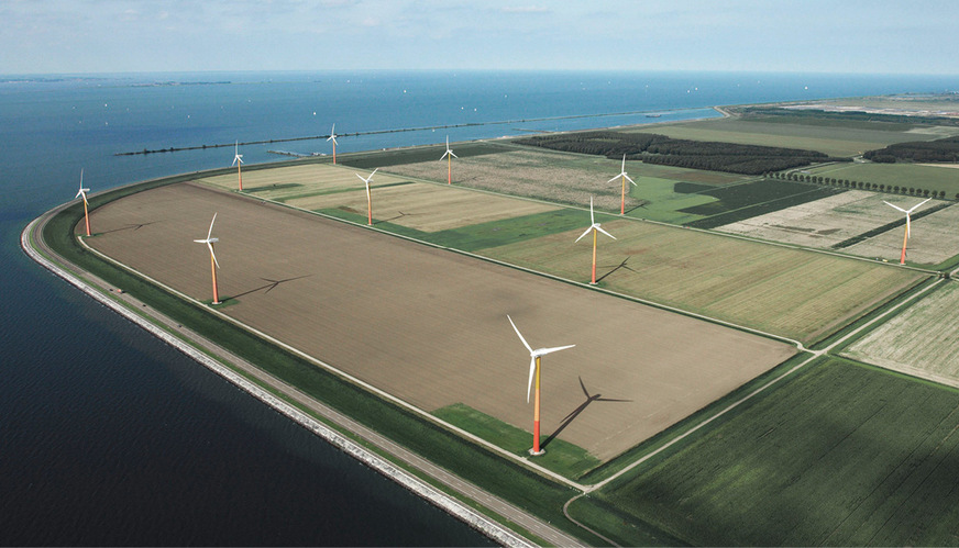 Repowering-Park Jaap Rodenburg von Vattenfall, der Versicherungskonzern ASR gehört.