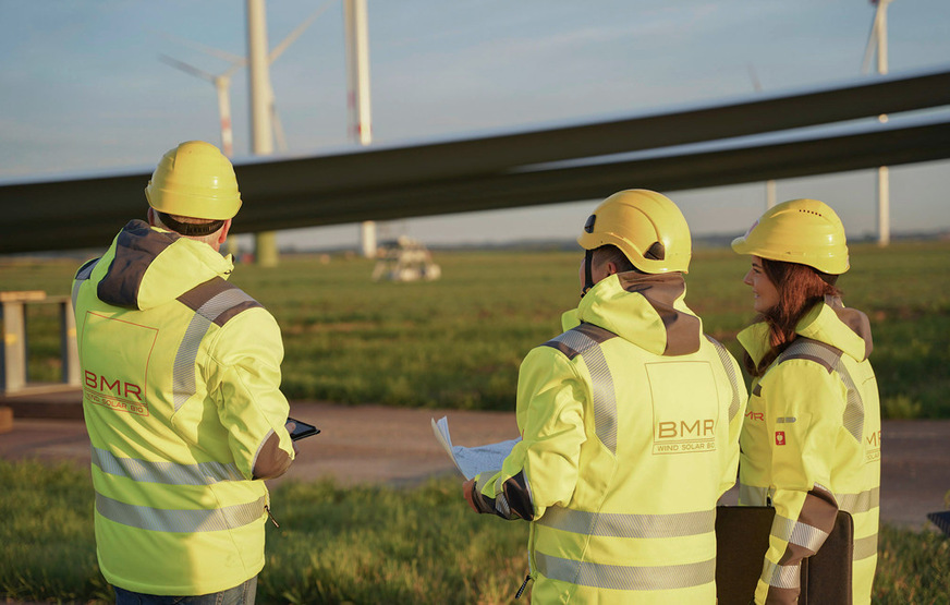 Windparkaufbau durch Getec