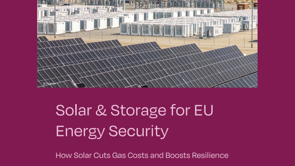 Solarenergie senkt Europas Erdgasrechnung dieses Jahr um 67,5 Milliarden Euro