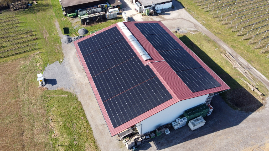 Bio-Obsthof nutzt Sonnenstrom und Speicher im Contracting