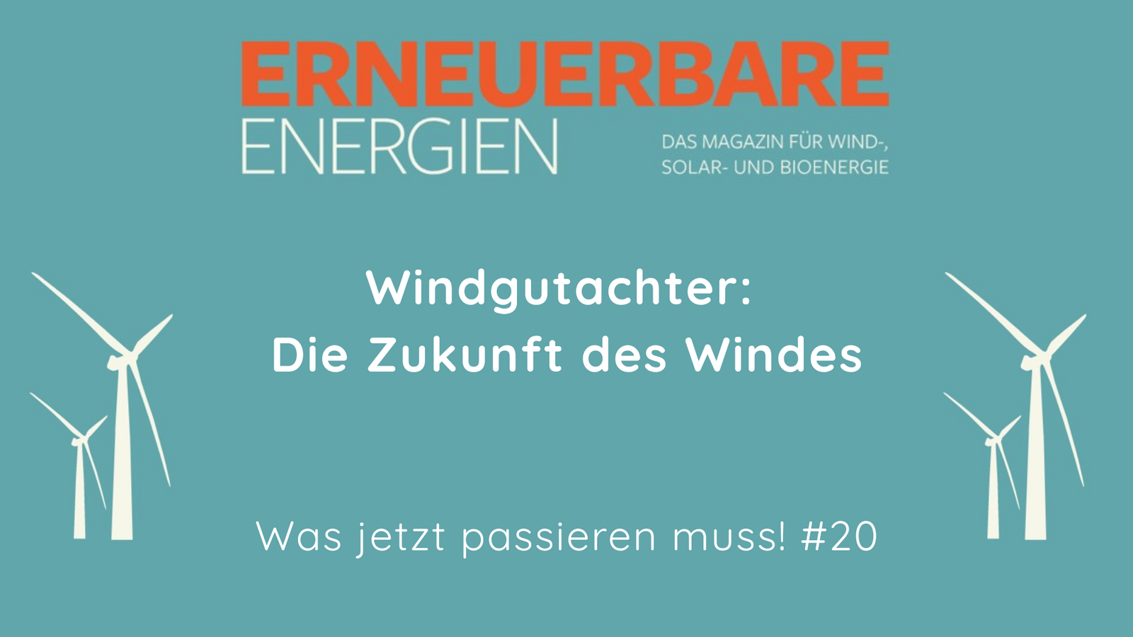 Windgutachter zwischen Windklau und Klimawandel