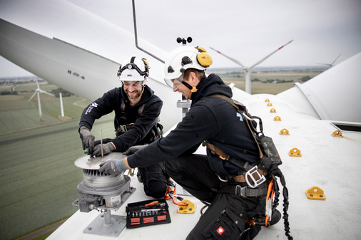 Anhand von Rechenmodellen ermittelt die Deutsche Windtechnik, welcher Service für die jeweilige Anlage geeignet ist. - © Foto: Deutsche Windtechnik
