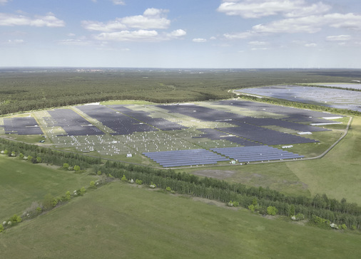 Die frei werdende Fläche beim Revamping kann für einen neuen, leistungsstarken Solarpark genutzt werden. - © Foto: JUWI

