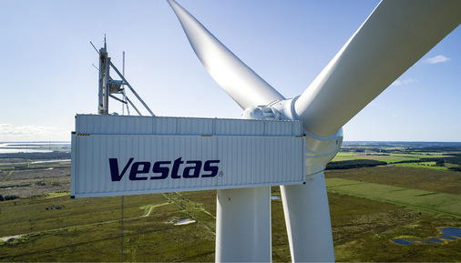 Prototyp einer Vestas-Anlage V162 mit 7,2 MW - © Foto: Vestas Wind Systems A/S

