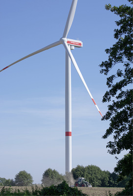 SG 6.6-155 im Windpark Sipsdorf in Schleswig-Holstein