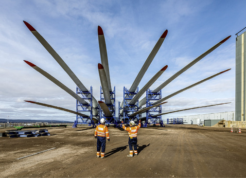 Die europäische Windindustrie muss wachsen. Doch derzeit ist sie geschwächt. - © Foto: Malcolm McCurrach | New Wave Images UK - Crown Estate Scotland
