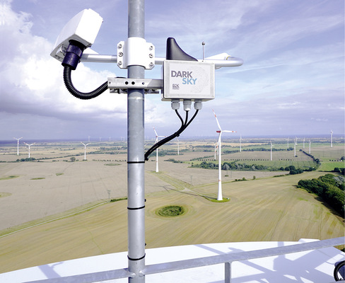 Längst nicht alle Windturbinen sind in Deutschland bereits mit BNK ausgestattet. - © Foto: Dark Sky
