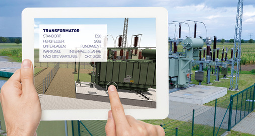 Überwachung eines Umspannwerks durch SPIE mithilfe eines digitalen Zwillings.