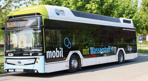 Seit 2024 sind 20 Wasserstoffbusse auf den Straßen im Landkreis Düren unterwegs.