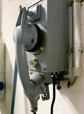 Das Telefon stammt noch aus dieser Zeit.