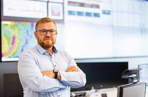 Vladimir Pancenko, stellvertretender Leiter der Leitwarte