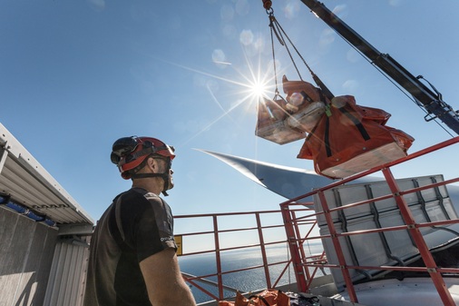 <p><strong>Offshore Windpark Burbo Bank Extension</strong></p><p>Instandhaltungsarbeiten im Ørsted-Windpark Burbo Bank Extension</p> - © Foto: Paul-Langrock.de - Oersted