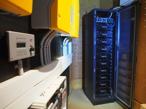 Der Lithiumionen-Speicher von Tesvolt.OLYMPUS DIGITAL CAMERA