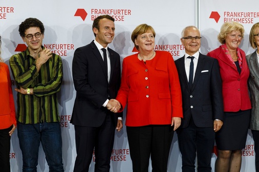 Deutsch-französische Freundschaft Hier gezeigt 2017 auf der Frankfurter Buchmesse: Kultur gehört dazu.