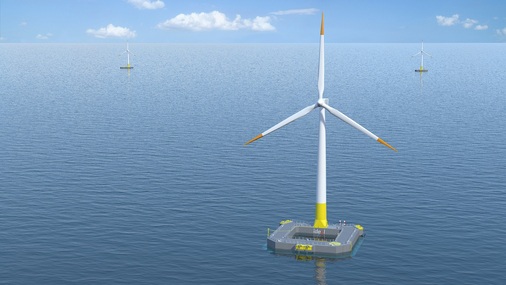 Das Schwimmfundamente-Modell Floatgen soll ebenfalls 2020 im Mittelmeer zum Einsatz kommen. Der Pilotwindpark soll aus vier Senvion-Turbinen bestehen. Floatgen ist ein Konzept des franzöischen Herstellers Ideol.