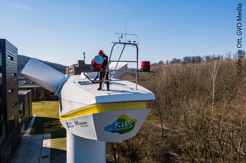 Trainingssituation auf dem KWS-Trainingsturm 