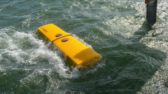 Nemos | The 1:5 scale model shows what it can do in a Danish fjord. - © Nemos GmbH Nemos | The 1:5 scale model shows what it can do in a Danish fjord. - © Nemos GmbH