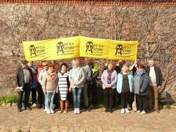 Polnische Atomkraftgegner.