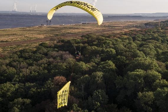 GP0STSG39_PressMedia | Protestaktion von Greenpeace im Tagebau Hambach, September 2018
