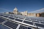 Solaranlage auf Vatikansdach. - © Foto: Solarworld Solaranlage auf Vatikansdach. - © Foto: Solarworld