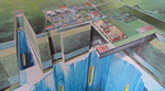 So könnte ein unterirdischer Wasserstoffspeicher in einer Salzkaverne aussehen. - © Grafik: Cleantechnica So könnte ein unterirdischer Wasserstoffspeicher in einer Salzkaverne aussehen. - © Grafik: Cleantechnica