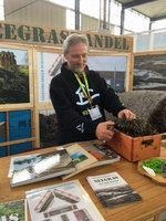 Dämmen mit Seegras - eine der innovativen Ideen auf der New Energy.