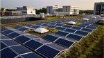 ProMinent Gewerbe Dach | Die Solaranlage sollte sich ästhetisch in das Gründach mit den vielen Lichtschächten einfügen. - © Wirsol ProMinent Gewerbe Dach | Die Solaranlage sollte sich ästhetisch in das Gründach mit den vielen Lichtschächten einfügen. - © Wirsol