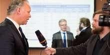 BWE-Präsident Hermann Albers beim Interview. - © Foto: BWE/Silke Reents