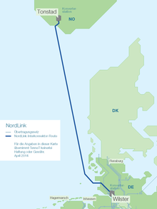 Nordlink01 | Zwischen Tonstad in Norwegen und Wilster in Deutschland soll Nordlink verlaufen.