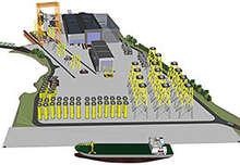 Wie diese Grafik zeigt, verfügt der Standort über reichlich Lagerfläche.