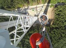 00365 | Am Haken (1): Kommunaler Windpark am Starnberger See. Die Investoren- und Betreibergesellschaft Bürgerwind Berg errichtet im Waldgebiet Wadlhäuser Gräben vier E-115. ...