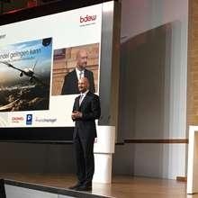 GE-Mann Cavin Pietzsch über den Wandel seines Unternehmens vom Maschinenbauer zum IT-Konzern. - © Foto: Nicole Weinhold GE-Mann Cavin Pietzsch über den Wandel seines Unternehmens vom Maschinenbauer zum IT-Konzern. - © Foto: Nicole Weinhold