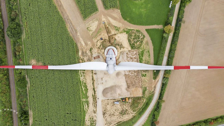 Erstes unter dem mecklenburg-vorpommerschen Gesetz zur Bürgerbeteiligung errichtetes Projekt: Anlage im Windpark Schönberg