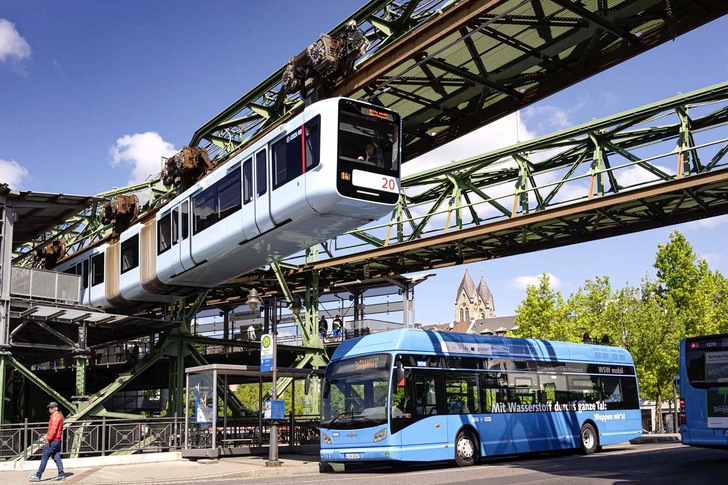 Wuppertal ist Vorreiter beim Einsatz von Wasserstoffbussen. Unna will nun ebenfalls in diese Technologie investieren.