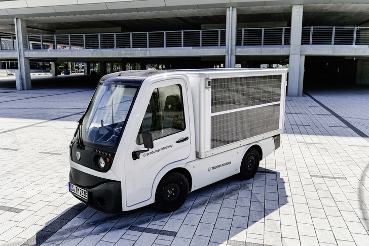 Tropos Able erprobt mobile PV-Panels