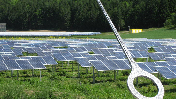 Ein seltener Anblick in Kärnten: Die Landesregierung in Klagenfurt will den Bau von Solarparks möglichst vermeiden.