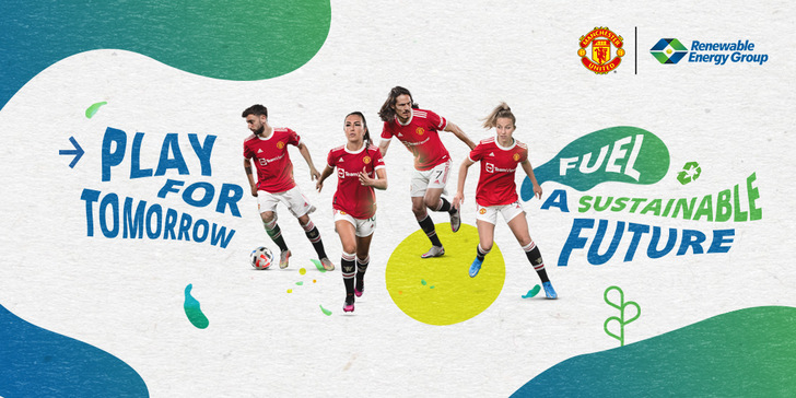 Manchester United arbeitet mit der Renewable Energy Group an einer nachhaltigeren Zukunft. Nur eine von vielen guten Ideen für die Klimawende.