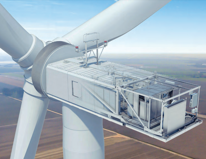 Maschinenhaus wird länger: Bei der E-160 EP5 E3 verdoppelt sich die Länge im Vergleich zur E-160 EP5 E2 auf 14 Meter.