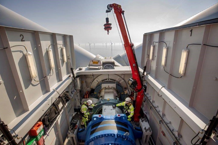 Prüf- und Instandhaltungsservice an Offshore-Windenergieanlagen